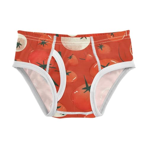 KLL Seamless Tomatoes Vegetable Boys Toddler Soft Underwear Breathable Undies