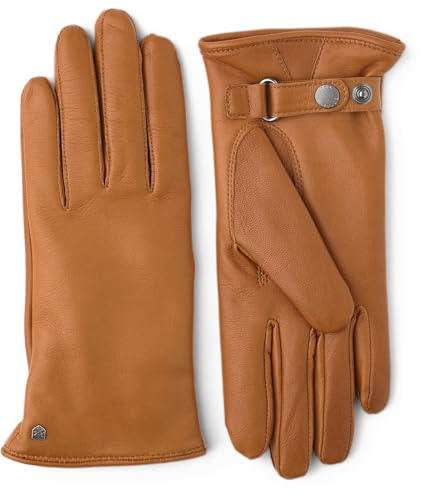 Hestra Women’s Asa Leather Glove, Water-Resistant, Wool lined Glove for Everyday Wear - Cork - 9