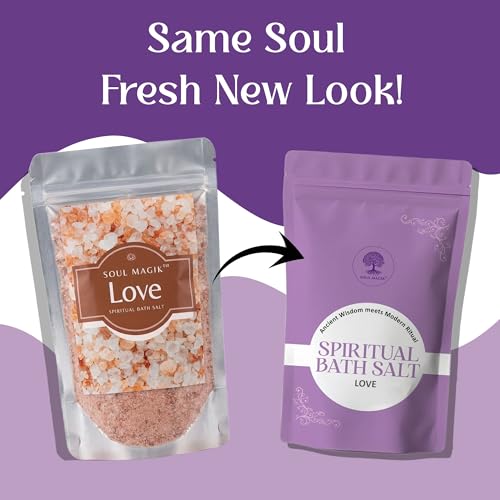 Image of Love Bath Salt 200g & Relationship Bracelet Combo Set Aura Cleansing Soak for Romance, Harmony & Emotional Balance