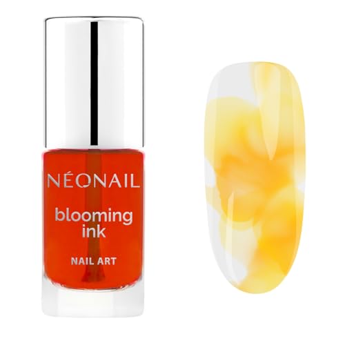 NEONAIL Pintauñas Semipermanentes Blooming Ink 7,2 ml - Amarillo - Tinta Acuarela Para Uñas - Manicura - Nail Art - Diseño de Uñas - Watercolor Ink Nail