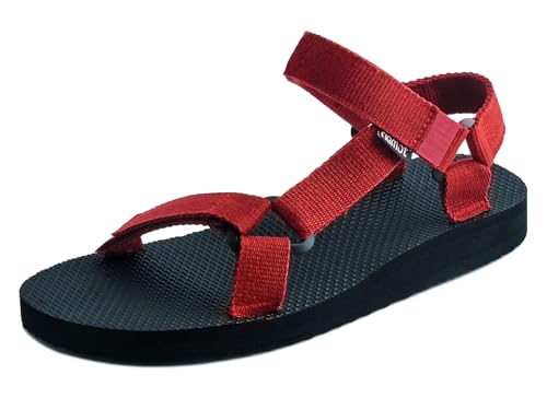 Image of riemot Women's Men's Sport Sandals with Arch Support Adjustable Quick Dry Beach Sandal Open Toe Outdoor Summer Walking Sandals