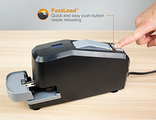 Bostitch Office Impulse Heavy Duty Electric Stapler Value Pack, 30 Sheet Capacity, Includes 5,000 Staples & Staple Remover, No-Jam, Faster Stapling, Black #TOP3