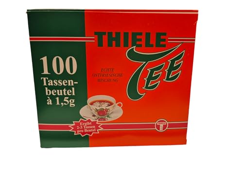 minafood-Set: 2 x Thiele Tee - Echter Ostfriesentee Teebeutel 100x1,5g - 150g