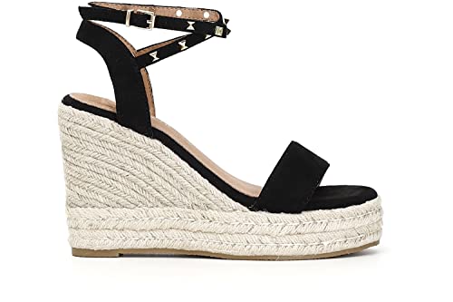 Sandales en tissu à clous CAFèNOIR C1XA9905 finies les douleurs d'été