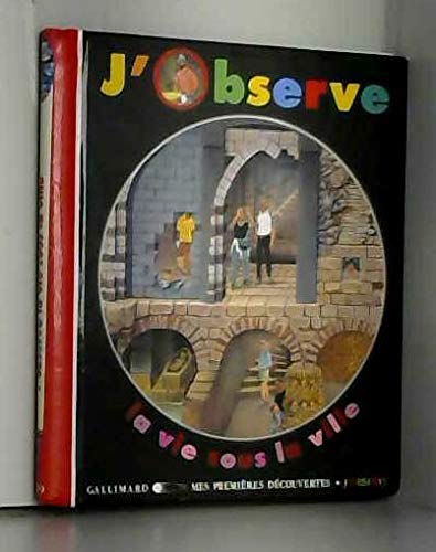 J'observe la vie sous la ville