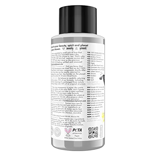 Love Beauty And Planet 10055086004913 Clarifying Shampoo Delightful Detox Charcoal & Bergamot Vegan, Paraben & Sulfate & Silicone & Cruelty Free thumb #2