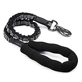 Estiramiento excelente: casi 5 veces más fuerte que las correas para perros estándar, capaz de resistir el tirón de los perros incluso con la resistencia a la tracción más fuerte de 246 kg / 542 lb