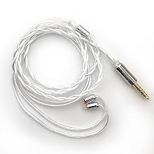 FAAEAL Earphone Cable Litz 5N-OCC Headphone Upgrade Wire 0.78mm 2Pin Earbuds Replacement Line 4.4mm Headset Cable for BLON BL03 TANGZU x HBB Wu Heyday 7HZ Legato 0.78mm 2Pin 4.4mm