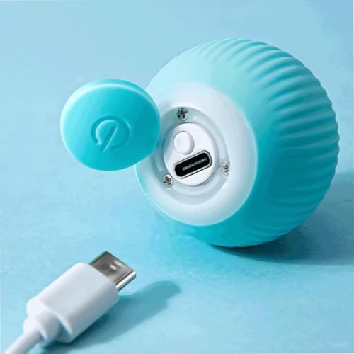 Bola Eletrica Inteligente Pet, bola usb eletrica, brinquedo pet Gato Cachorro, Bolinha giratoria Que