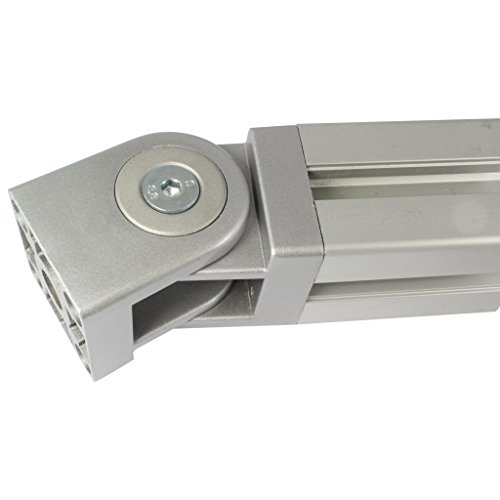 Articulation de profilé alu 45x45 type B pour connecteur de rail - 3