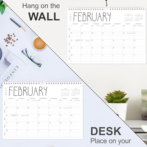 Image of GuassLee Wall Calendar 2026-2027, 24 Months (Jun 2026-May 2028), 17 inchx12 inch