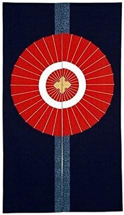 Made in Japan Noren Curtain Tapestry Traditional Japanese Umbrella Design by Ida Textile