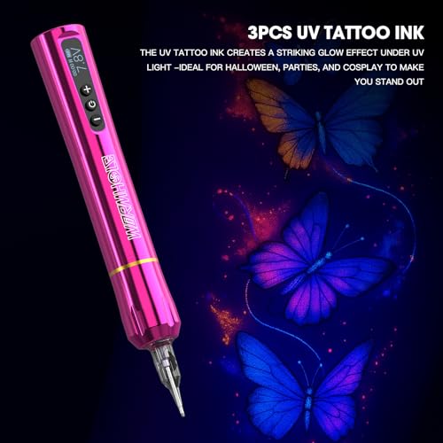 Image of Wormhole Wireless Tattoo Gun Kit for Permanent Makeup and Fine Line Work