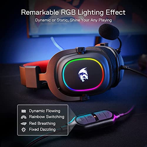 Redragon H510 RGB Zeus-X Rgb Wired Gaming Headset thumb #3