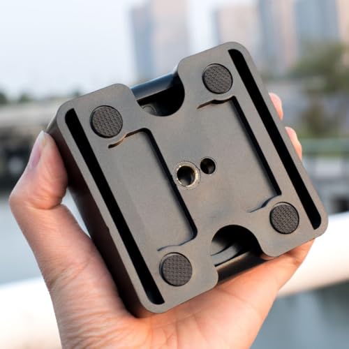 Placa rápida plegable para trípode de cámara y dispositivos inteligentes 2