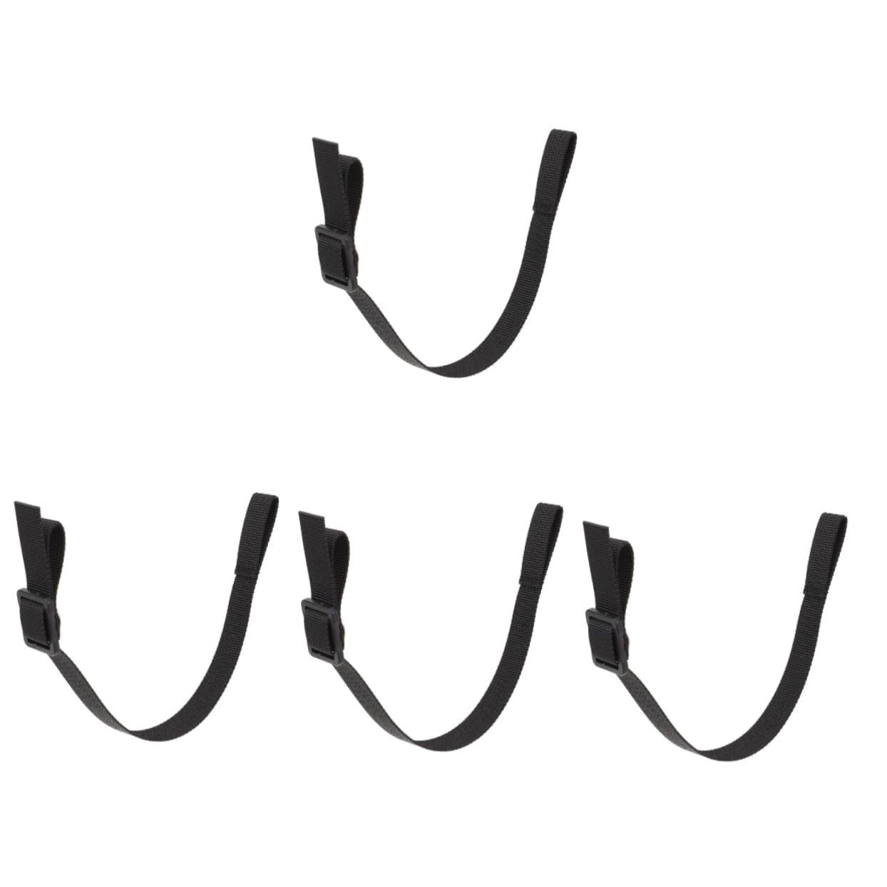 HANABASS 4 Sets Polyester Chin Strap for Hockey Sports Helmet Chin Strap for Hockey Players Easy Install Helmet Accessories