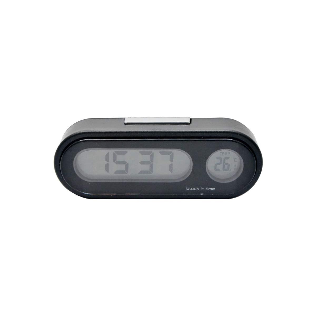 Riloer Car Digital Display Electronic Clock, LED Luminous Thermometer Automotive Replacement Clock for Car Truck