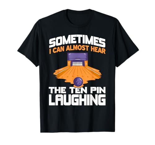 Photo de Blague Ten Pin Bowling Frustration Drôle T-Shirt