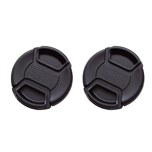 Imz Lens Cap Bundle - 2 X 58Mm Front Lens Filter Snap On Pinch Cap Protector Cover For Dslr Slr Camera Lens 58X2 #TOP5
