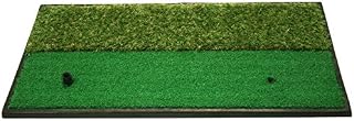 Dual-Surface Hitting/Practice, Chipping and Driving Golf Grass Mat with Fairway and Rough Surfaces