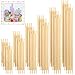Hotop 6 Set Stretcher Bars for Needlework 6 Size Wooden Canvas Stretcher Bars for Needlepoint Embroidery Stitch Frame Set Bundle with Crafts