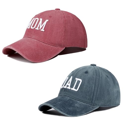 Recopilación de Ropa de Béisbol para Hombre . 42 Gorra Vintage Deslavada,Gorra de Beisbol Unisexo,2 Piezas Gorras de Beisbol 100% Algodón Ajustable,para Deportiva, Casual, Runing (MX/US, Alfa, Talla única, Estilos de letras -...