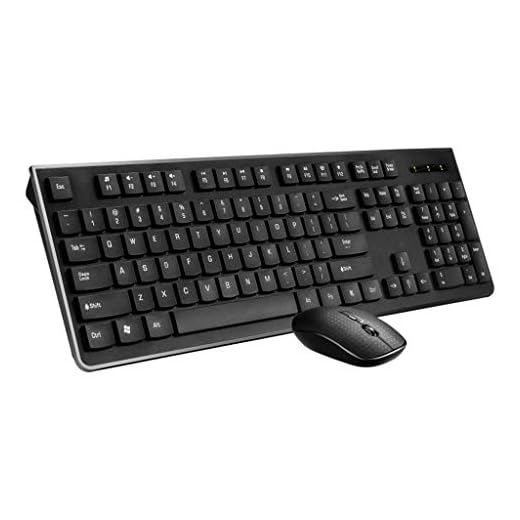LEXIANG Uppladdningsbart trådlöst tangentbord och mus engelskt standard tangentbord tyst mus ergonomiskt möss smalt tangentbord mus set