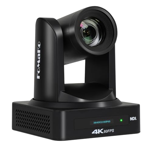 Amazon.co.jp: FoMaKo 4K@60fps NDI|HX3 PTZカメラ AI自動追尾 20倍