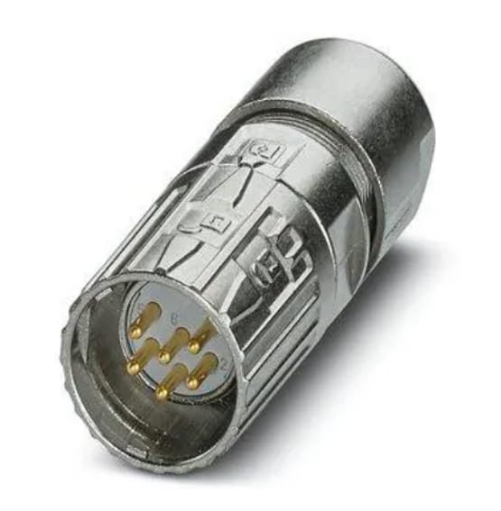 1629189, Circular Metric Connectors M23-06P1N8A8004S