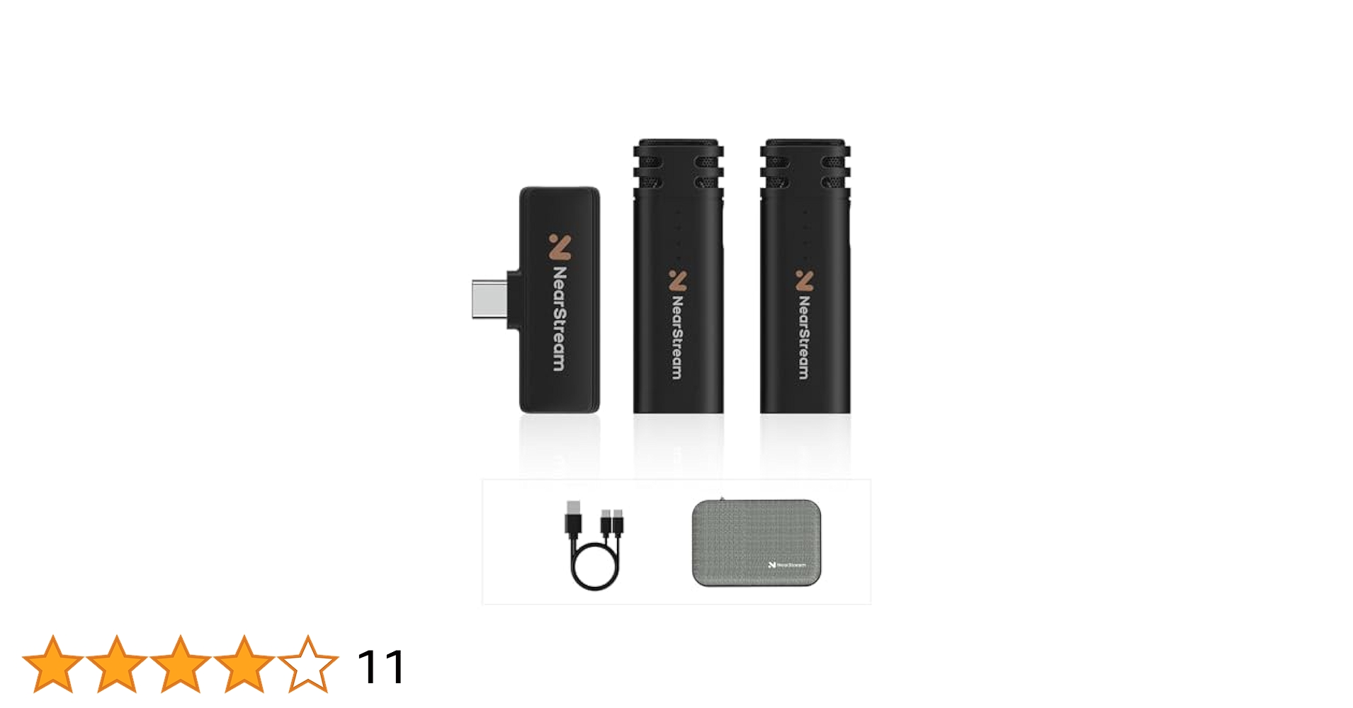 Amazon | ワイヤレスマイク ピンマイク NearStream Mic 送信機2