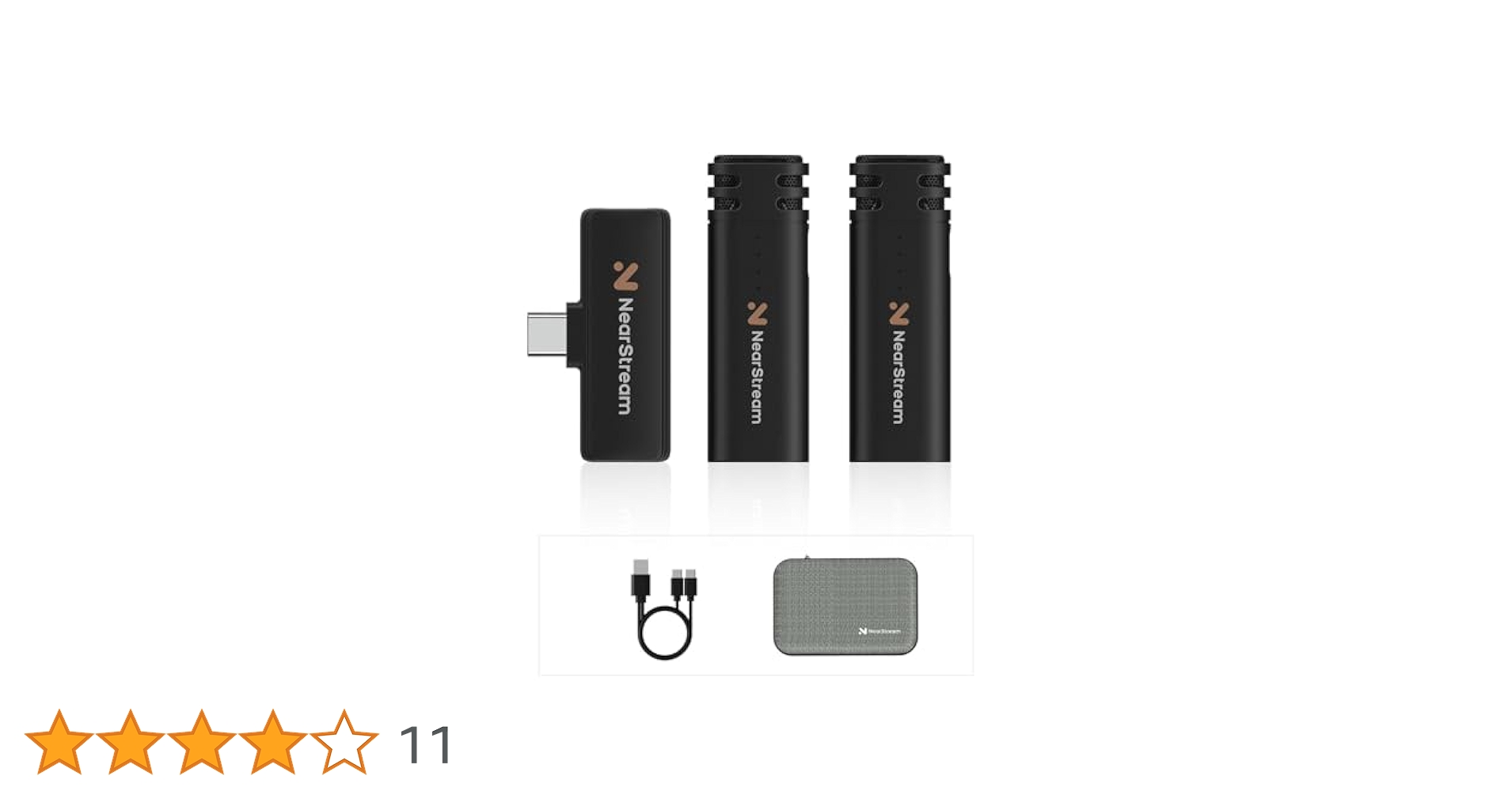 NearStream ワイヤレス ピンマイク Amazon | ワイヤレスマイク ピンマイク NearStream Mic 送信機2