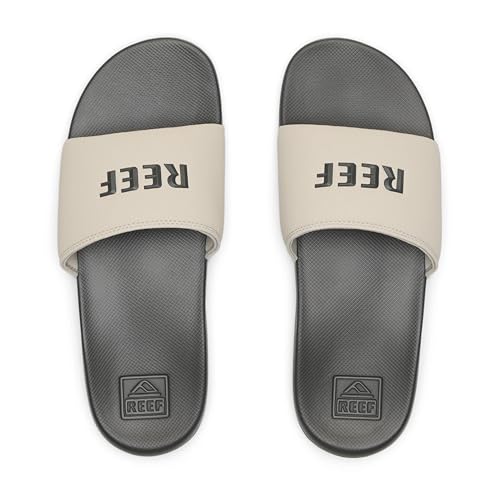 REEF Mens One Slide Sandal, Lightweight & Water Friendly, Tan/Ash, 12 by REEF - Used condition - Image 6