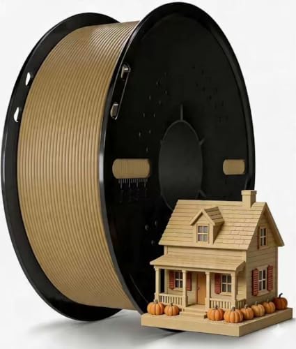 Miailuy PLA+ Filament 1.75mm Wood 1kg Dimensional Accuracy +/- 0.02mm