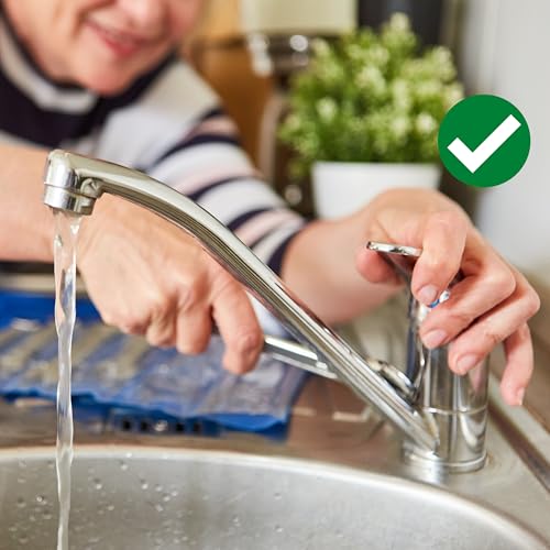 Spülbecken Verstärkung, 1 Stück, Schwarz, aus ABS, Standard Größe mit Ø 36,5 mm innerer Bohrung, Wasserhahn Stabilisator für dünnwandige Edelstahlspülen, Spüle Armatur Stabilisierung gegen Schwingen