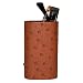Desktop Eyeglass Holder w/Soft Lining in Brown CA-500 by Calabria