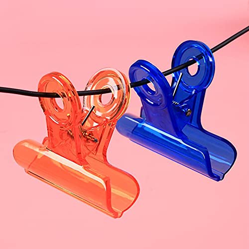 Z Zicome Plastic Clear Clips Food Bag Clamps, 30 Pack, Assorted Sizes And Colors #TOP4