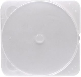 Four Square Media 50 X CD DVD Square Clam Shell Single Case for 1 Disc Pack of 50