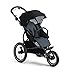 X-lander X-Run Jogger Passeggino da Jogging Passeggino da Corsa Passeggino a 3 ruote grandi Fino a 22kg (Astral Black)