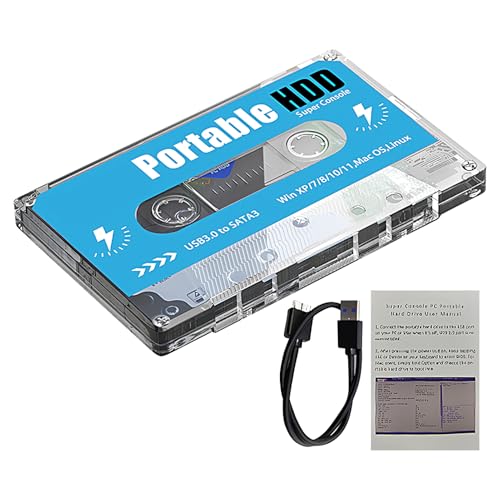 Consola De Cassette Retro - Dispositivo Juego TV 120x7.7x1.5cm, Precargado con Miles Juegos, Controladores Inalámbricos Duales, Salida Alta Definición | Estilo para Niños Y Adultos