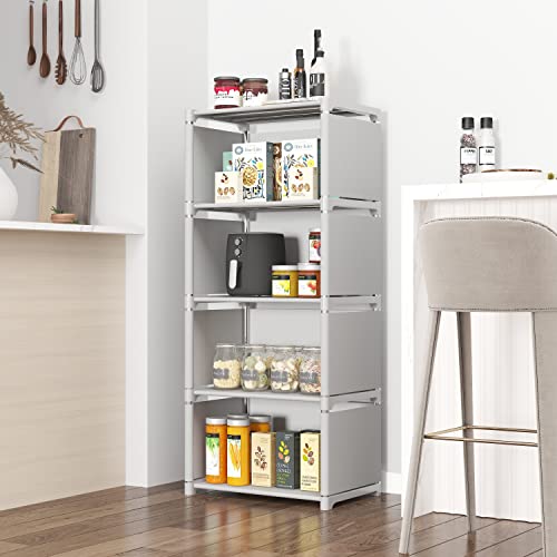 Rerii Cube Storage Shelf, Closet Organizers And Storage Shelves, Small Bookshelf Bookcase For Bedroom, Living Room, Small Spaces, 5 Layer #TOP5
