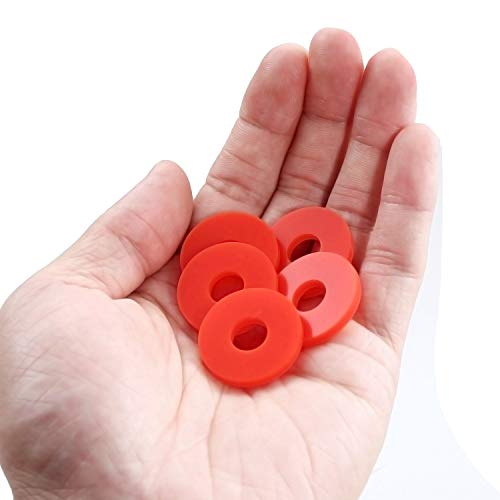 Litorange Grolsch Gaskets Silicone Seals - For Swing Top Bottles-40 Pack Combo Pack Red, Made From Soft Silicone (Not Rubber, Better Sealing Than Rubber) #TOP5
