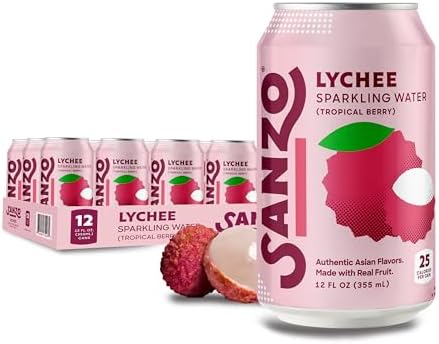 Sanzo Flavored Sparkling Water - Tropical Berry Seltzer (Lychee)