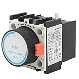 KIMISS Contacto de Retardo de Aire 1NO 1NC Tiempo de Encendido Relé Bloque Auxiliar ABS Resistente Al Agua 0,1 S ~ 3 S Herramientas de Alto Rendimiento y Mejoras para el Hogar/Eléctrico/Temporizadores