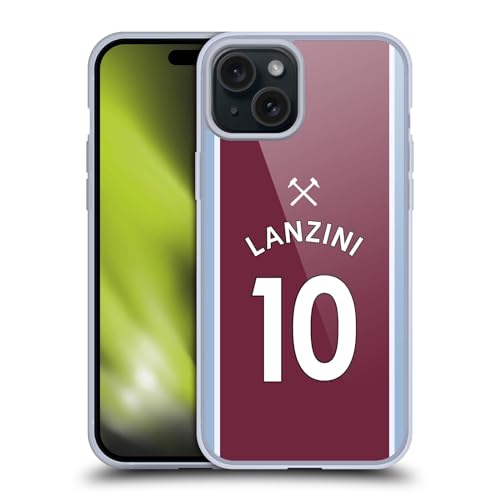 Funda de Gel para iPhone 15 Plus del West Ham Manuel Lanzini