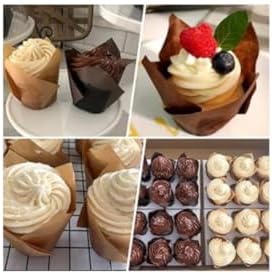 250 Adet Lale Muffin Kalıbı Kâğıt Kek Kapsülü Pişirme Kağıdı - Görsel 3