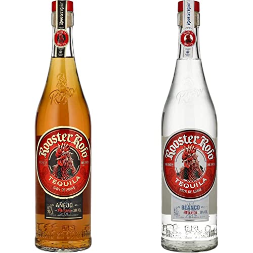 Rooster Rojo AÑEJO Tequila 100% de Agave 38% Vol. 0,7l & BLANCO Tequila 100% de Agave 38% Vol. 0,7l Cover