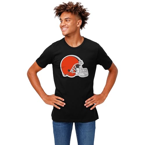 Image of FOCO Men's NFL Team Primary Logo Black Short Sleeve T-Shirt