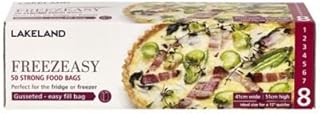Lakeland Freezeasy Food Freezer Bags, Gusseted, 41 x 51cm, Pack of 50