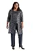 R&M Richards Plus Size Women's 3 PCE Laced Duster Jacket Mother of The Bride Pant Suits, Coal, 18W