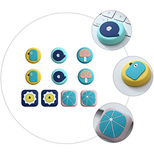 STOBOK 10 Unidades Protetor de Parede de Rolha de Porta Em Forma de Animal Maçanetas de Porta Protet